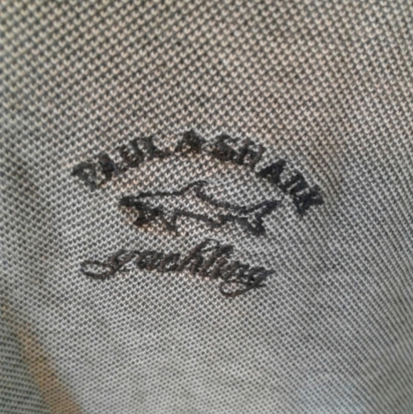 Paul & Shark Yachting Polo Shirt Gray/Black ITALY made Men's Size XXL - Picture 4 of 8
